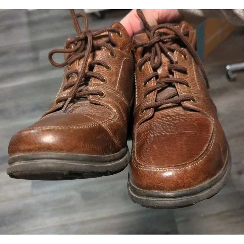 Rockport Eureka Plus Mens 11 W Hiking Boot Brown Leather CG8967 Workwear Outdoor